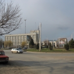 Площадь Юбилейная и гостиница Новочеркасск