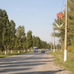 Дорога вдоль Соцгорода на север