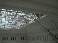  Потолок крытого двора ЮРГТУ (НПИ), ремонт