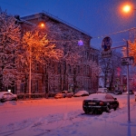 Улица Московская, первая школа