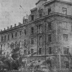 Строительство общежитий для студентов политехнического института. Июнь 1954 года