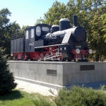 Памятник паровозу серии 159