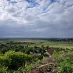 Вид на пойму реки Тузлов с пер. Криничный
